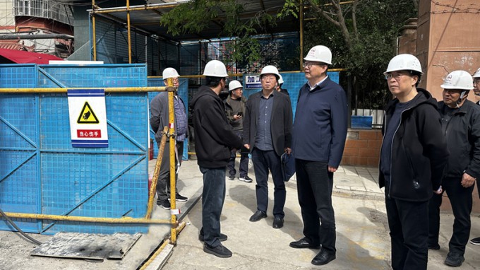 陳一夫到項目現場督導節前安全生產工作